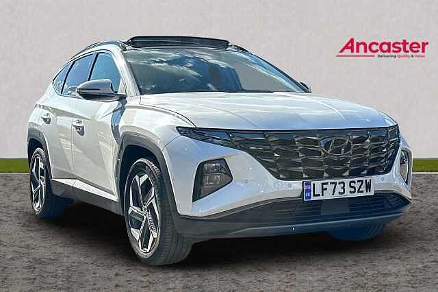 Hyundai TUCSON 1.6 h T-GDi Ultimate SUV 5dr Petrol Hybrid Auto Euro 6 (s/s) (230 ps) lid - Atlas white