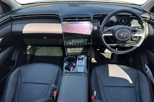 Hyundai TUCSON 1.6 h T-GDi Ultimate SUV 5dr Petrol Hybrid Auto Euro 6 (s/s) (230 ps) lid - Atlas white