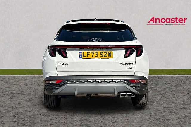 Hyundai TUCSON 1.6 h T-GDi Ultimate SUV 5dr Petrol Hybrid Auto Euro 6 (s/s) (230 ps) lid - Atlas white
