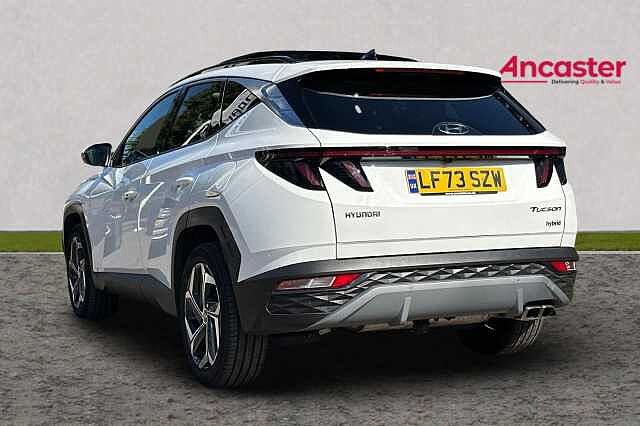 Hyundai TUCSON 1.6 h T-GDi Ultimate SUV 5dr Petrol Hybrid Auto Euro 6 (s/s) (230 ps) lid - Atlas white