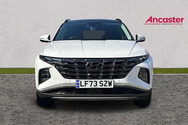 Hyundai TUCSON 1.6 h T-GDi Ultimate SUV 5dr Petrol Hybrid Auto Euro 6 (s/s) (230 ps) lid - Atlas white