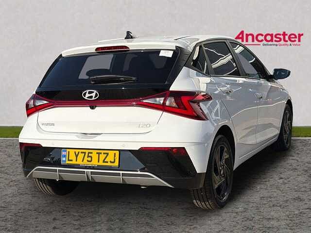 Hyundai I20 1.0T GDi 90 Black Line 5dr Atlas white