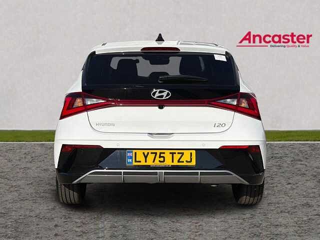 Hyundai I20 1.0T GDi 90 Black Line 5dr Atlas white