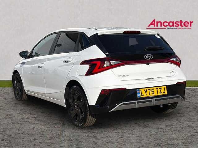 Hyundai I20 1.0T GDi 90 Black Line 5dr Atlas white