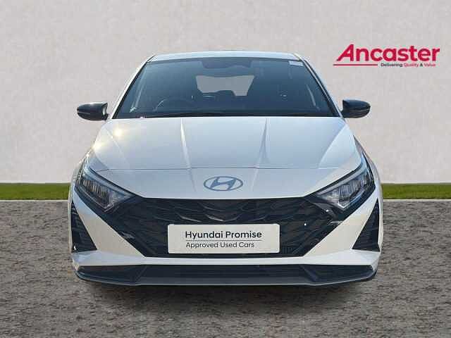 Hyundai I20 1.0T GDi 90 Black Line 5dr Atlas white