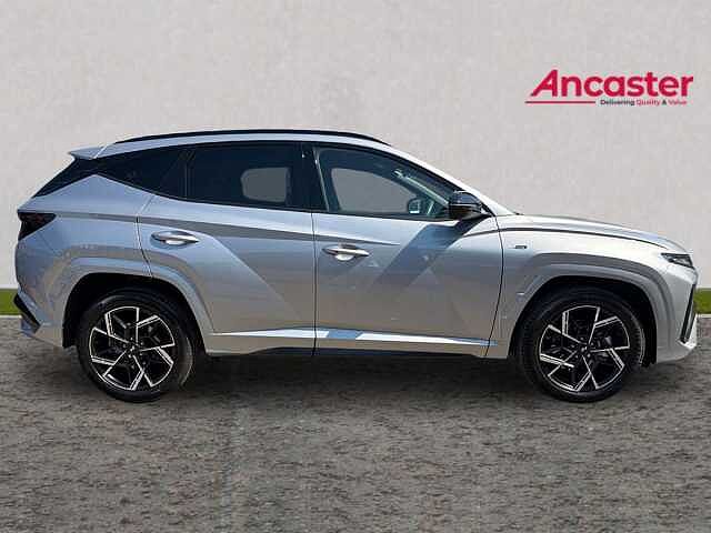 Hyundai TUCSON 1.6T 239 Hybrid N Line 5dr Auto Shimmering Silver