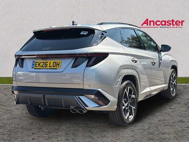 Hyundai TUCSON 1.6T 239 Hybrid N Line 5dr Auto Shimmering Silver