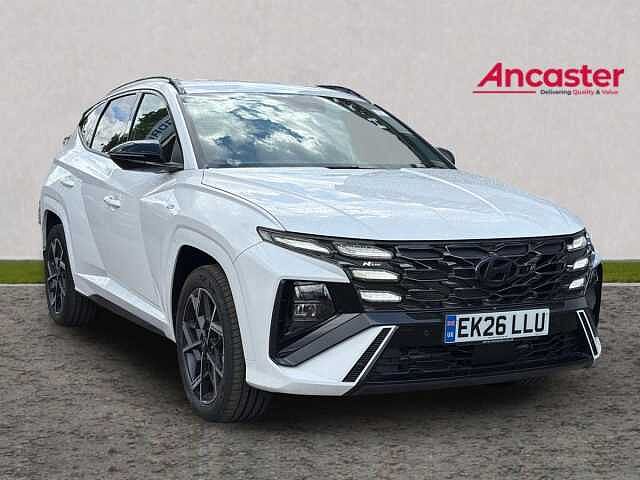 Hyundai TUCSON 1.6T 239 Hybrid N Line 5dr Auto White