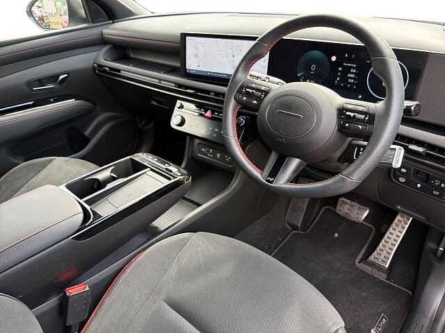 Hyundai TUCSON 1.6T 239 Hybrid N Line 5dr Auto White