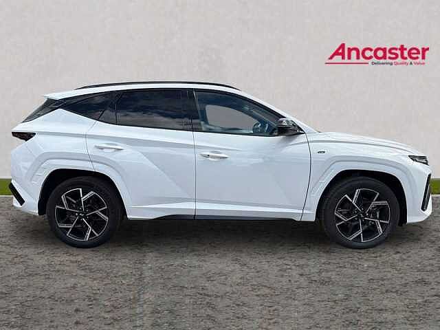 Hyundai TUCSON 1.6T 239 Hybrid N Line 5dr Auto White