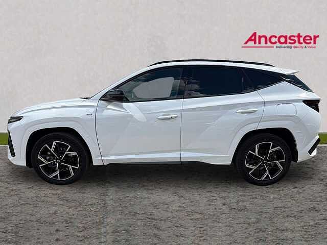 Hyundai TUCSON 1.6T 239 Hybrid N Line 5dr Auto White