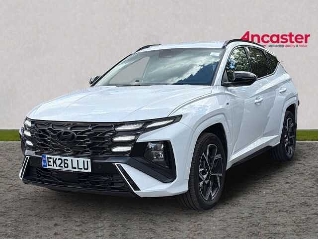 Hyundai TUCSON 1.6T 239 Hybrid N Line 5dr Auto White
